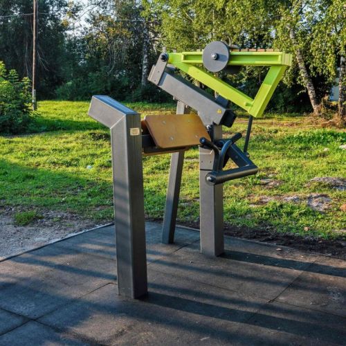 Уличный тренажер Бицепс-машина с переменной нагрузкой ZAVODSPORTA Power-1811#3 Уличный тренажер Бицепс-машина с переменной нагрузкой ZAVODSPORTA Power-1811#3