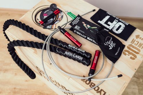 Скакалка тяжелая для функционального тренинга 3 м Original FitTools FT-UBJR3#4