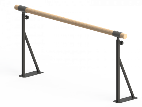 Хореографический (балетный) станок напольный однорядный регулируемый 1500 мм (сосна) СТ-81