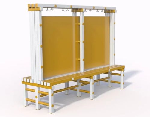 Скамья двухсторонняя 2000х494х1700 мм#2