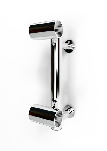 Кронштейн для хореографического (балетного) станка настенный двухрядный М22 (нержавеющая сталь)#2 Кронштейн для хореографического (балетного) станка настенный двухрядный М22 (нержавеющая сталь)#2