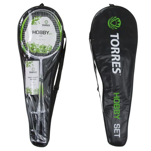 Набор для бадминтона TORRES Hobby (зелено-бело-черный)#2