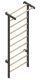 Стенка гимнастическая металлическая с деревянными перекладинами (с турником) 2200х800 СТ-469#3