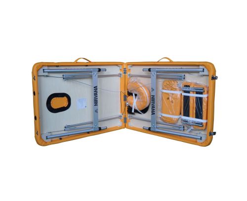 Массажный стол DFC NIRVANA Elegant (алюм. ножки) горчичный (Mustard)#3 Массажный стол DFC NIRVANA Elegant (алюм. ножки) горчичный (Mustard)#3