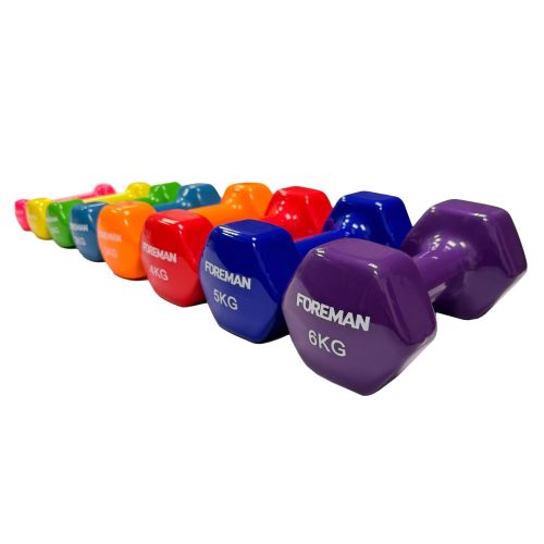 Виниловые гантели для аэробики FOREMAN IVD-KG Виниловые гантели для аэробики FOREMAN IVD-KG