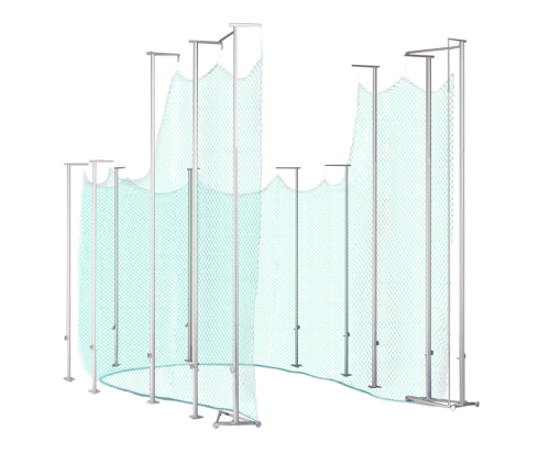 Сетка заградительная для сектора для метания молота, ядра, диска SPORTWERK яч. 40х40 мм, d=6 м (зеленый) Сетка заградительная для сектора для метания молота, ядра, диска SPORTWERK яч. 40х40 мм, d=6 м (зеленый)