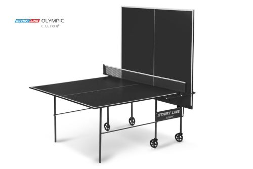 Теннисный стол START LINE Olympic Black (с сеткой)#5 Теннисный стол START LINE Olympic Black (с сеткой)#5