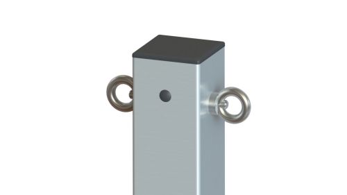 Стойка для заградительной сетки (оцинкованная) L=6 м СТ-454#2