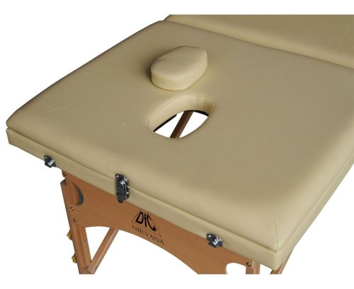 Массажный стол DFC NIRVANA Relax Pro (дерев. ножки) бежевый (Beige)#7 Массажный стол DFC NIRVANA Relax Pro (дерев. ножки) бежевый (Beige)#7