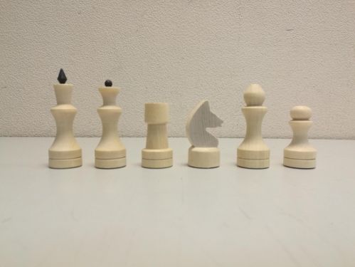 Шахматы обиходные парафинированные 29 см#3