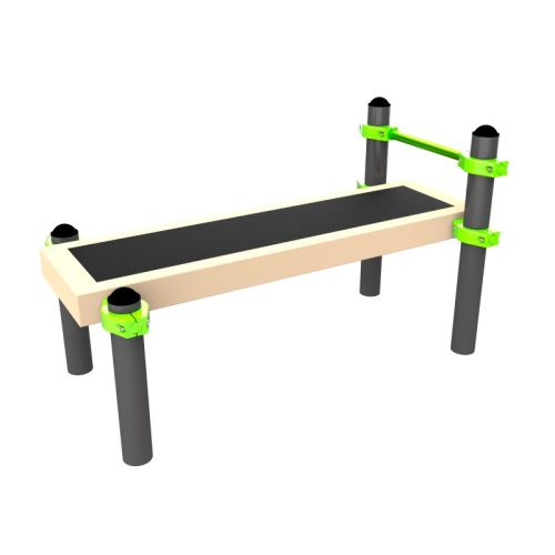 Скамья гимнаст. горизонт. для поднимания туловища из положения лежа на спине ZAVODSPORTA W334 GTO Скамья гимнаст. горизонт. для поднимания туловища из положения лежа на спине ZAVODSPORTA W334 GTO