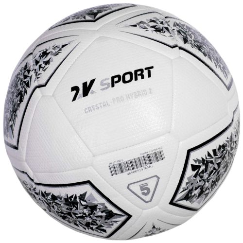Мяч футбольный 2K Sport Crystal Pro Hybrid 2 №5 (белый/серый)#2 Мяч футбольный 2K Sport Crystal Pro Hybrid 2 №5 (белый/серый)#2