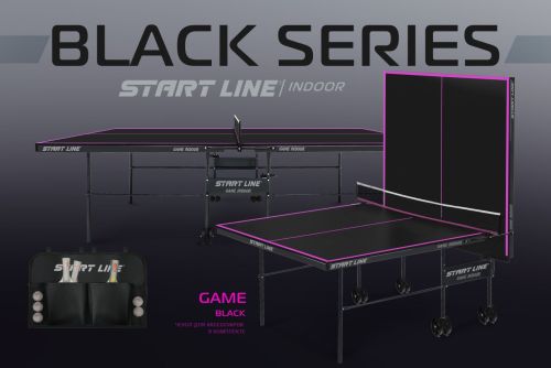 Теннисный стол START LINE Game Black (с сеткой)#9 Теннисный стол START LINE Game Black (с сеткой)#9
