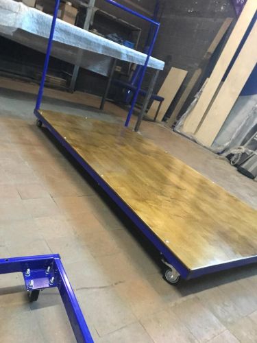 Тележка для перевозки матов "Премиум" (лакированная фанера) СТ-146#7