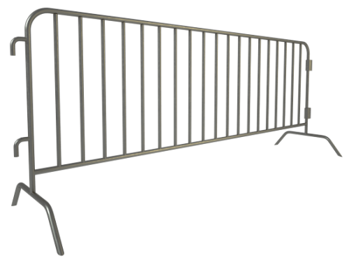 Мобильное ограждение (фан-барьер) 2500 мм d=25 мм (порошковая покраска) Мобильное ограждение (фан-барьер) 2500 мм d=25 мм (порошковая покраска)