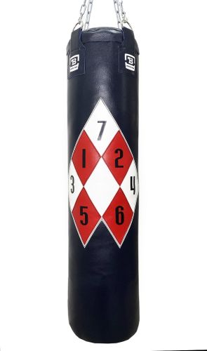 Мешок боксерский кожаный "с разметкой" TOTALBOX СМКР 30х120 см 45 кг