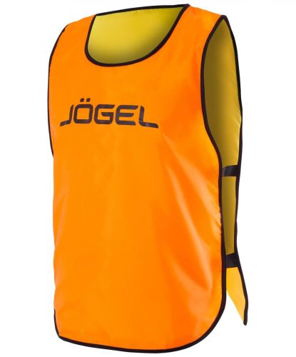 Манишка двухсторонняя Jogel Reversible Bib (оранжевый/лаймовый) детская Манишка двухсторонняя Jogel Reversible Bib (оранжевый/лаймовый) детская