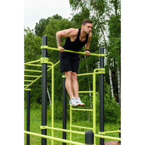 Воркаут (рукоход, швед. стенка, 2 переклад., переклад. верт., накл. скамья, брусья) ZAVODSPORTA W337#2