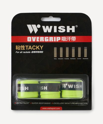 Овергрип WISH WOG-101 (3 шт.) желтый#5 Овергрип WISH WOG-101 (3 шт.) желтый#5