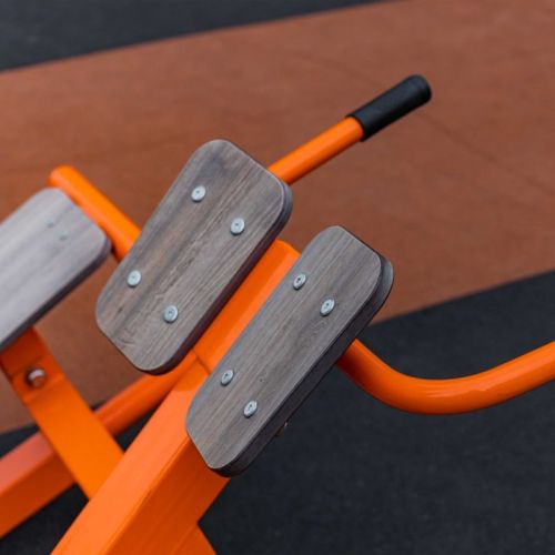 Уличный тренажер Скамья для пресса + гиперэкстензия ZAVODSPORTA Fix-1709#6