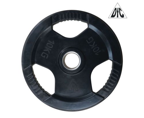 Диск обрезиненный DFC 10 кг, d=51 мм