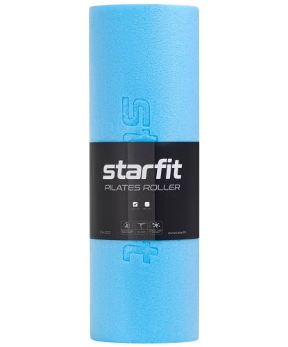 Ролик для йоги и пилатеса STARFIT FA-501 15x45 см (синий пастель)#4