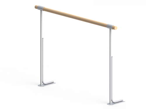 Хореографический (балетный) станок напольный однорядный 1500 мм СТ-77 Хореографический (балетный) станок напольный однорядный 1500 мм СТ-77