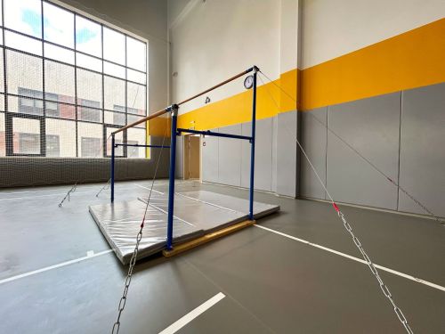 Брусья гимнастические женские на растяжках (деревянные жерди)#2 Брусья гимнастические женские на растяжках (деревянные жерди)#2