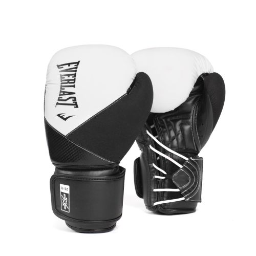 Перчатки тренировочные EVERLAST Protex PU (бело-черный) Перчатки тренировочные EVERLAST Protex PU (бело-черный)