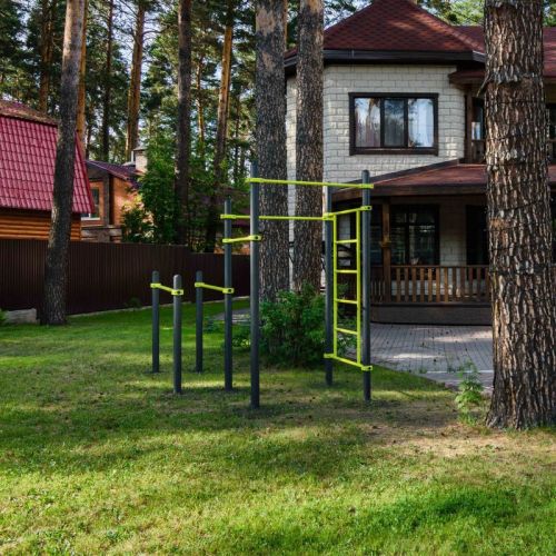 Воркаут (брусья, 3 перекладины, шведская стенка) ZAVODSPORTA W217#6