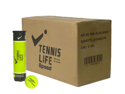 Мяч теннисный TENNIS LIFE SPEED (72 мяча) ITF Approved