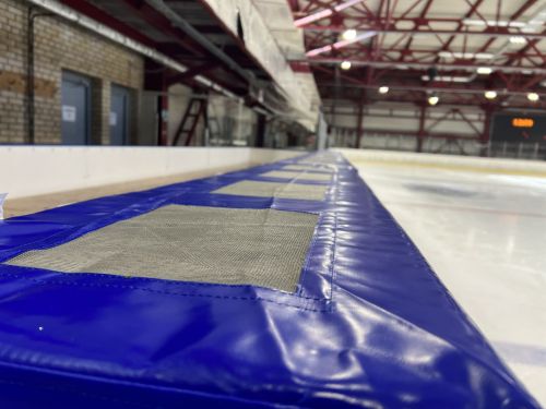 Мат для шорт-трека 2х1,2х0,3 м СТАНДАРТ (с креплением к борту, спец. тент, ПВХ-сетка) МШ-2#9