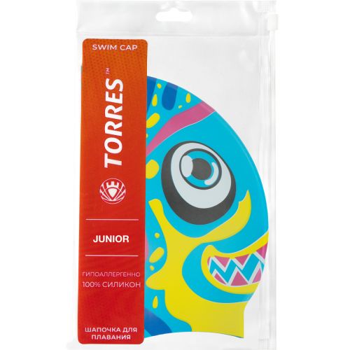 Шапочка для плавания детская TORRES Junior SW-12206AF (силикон)#2