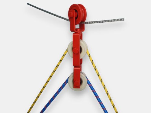 Комплект страховочных блоков (для передвижной, беговой лонжи) Комплект страховочных блоков (для передвижной, беговой лонжи)