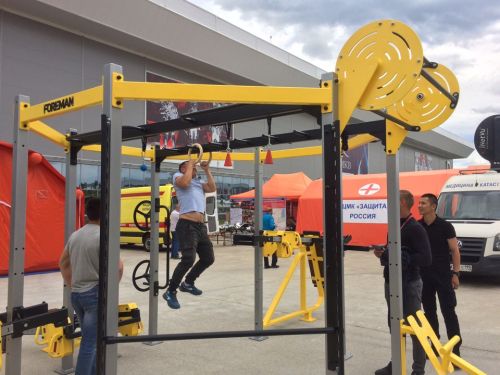 Уличная многофункциональная рама с интегрированными тренажерами FOREMAN FY-1902.6#18 Уличная многофункциональная рама с интегрированными тренажерами FOREMAN FY-1902.6#18