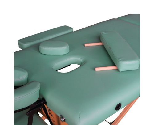 Массажный стол DFC NIRVANA Relax (дерев. ножки) зеленый (Green)#4 Массажный стол DFC NIRVANA Relax (дерев. ножки) зеленый (Green)#4