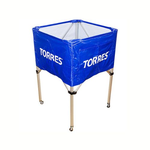 Тележка для мячей TORRES складная на 25-30шт. (алюминий)