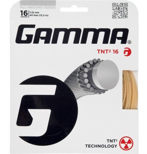 Теннисные струны GAMMA TNT2 17 (1 натяжка) Теннисные струны GAMMA TNT2 17 (1 натяжка)