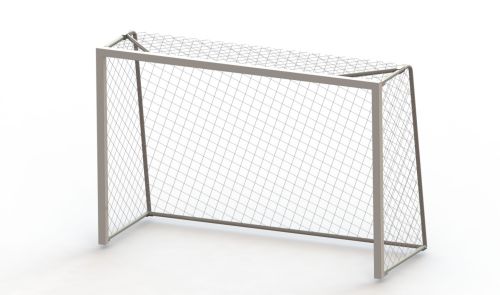 Ворота для мини-футбола/гандбола 3х2х1м, 80х80мм, алюминий/оцинкованная сталь (одноцветные) СТ-463