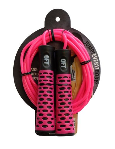 Скакалка с регулируемыми ручками PVC Original FitTools FT-JR11#3 Скакалка с регулируемыми ручками PVC Original FitTools FT-JR11#3