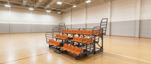 Трибуна телескопическая 3-х рядная на 64 места СТ-461#4