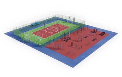 Умная спортивная площадка, комплект №1 (по приказу Минспорта России №107 от 15.02.22)