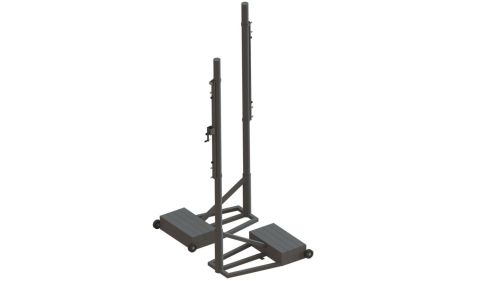 Стойки волейбольные передвижные со стаканами-противовесами СТ-174