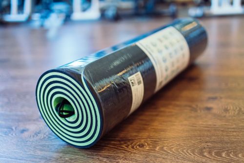 Коврик для йоги 10 мм Original FitTools FT-YGM10-TPE-BG#7