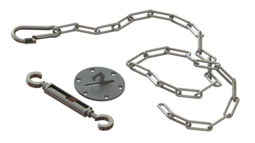 Крепление к полу гимнастического снаряда (закладная, талреп, цепь) СТ-447