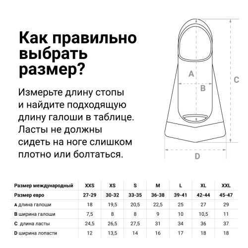 Ласты TORRES F01 (сине-серые)#6