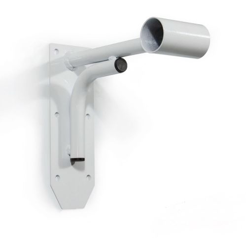 Кронштейн для хореографического (балетного) станка пристенный однорядный (белый) Кронштейн для хореографического (балетного) станка пристенный однорядный (белый)