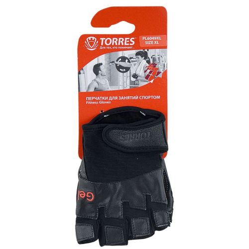 Спортивные перчатки TORRES (нейлон, нат.кожа и замша) L#2 Спортивные перчатки TORRES (нейлон, нат.кожа и замша) L#2