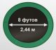 Батут ARLAND 8FT с внутренней сеткой d=244 см (темно-зеленый) премиальной серии#16 Батут ARLAND 8FT с внутренней сеткой d=244 см (темно-зеленый) премиальной серии#16