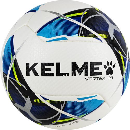 Мяч футбольный KELME Vortex 21.1 №4 (ПУ) бело-сине-черный